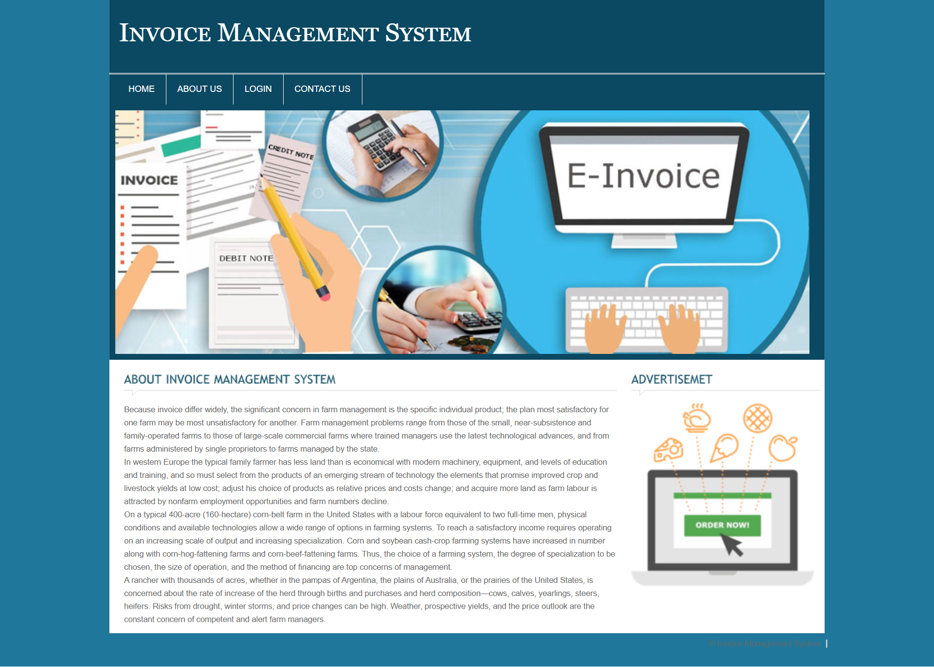 Free Invoice Management System PHP MySQL Projects Source Code Documentation