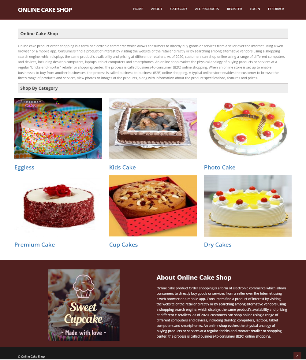 Cake Shop Management Sys | PDF | User (Computing) | Graphical User  Interfaces