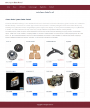 Java Spring Boot, Angular and MySQL Project on Auto Spare Sales Portal Java Spring Boot, Angular and MySQL Project on Auto Spare Sales Portal