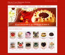 Java, JSP and MySQL Project on Online Cake Ordering System