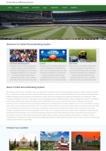 Cricket Ground Booking System Cricket Ground Booking System