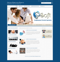 JSP, Java Project on Online Employee Portal System with MySQL Database.
