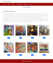 Java Spring Boot, Angular and MySQL Project on Online Art Gallery Java Spring Boot, Angular and MySQL Project on Online Art Gallery