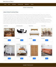 Java Spring Boot, Angular and MySQL Project on Online Furniture Shop Java Spring Boot, Angular and MySQL Project on Online Furniture Shop