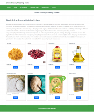 Java Spring Boot, Angular and MySQL Project on Online Grocery Ordering System Java Spring Boot, Angular and MySQL Project on Online Grocery Ordering System