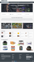 Python, Django and MySQL Project on Online Health Supplement Store