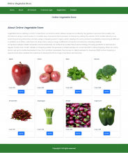Java Spring Boot, Angular and MySQL Project on Online Vegetable Store Java Spring Boot, Angular and MySQL Project on Online Vegetable Store