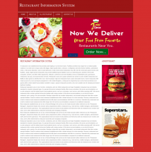 PHP and MySQL Project on Restaurant Information System PHP and MySQL Project on Restaurant Information System