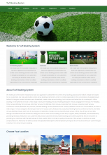 Java Spring Boot, Angular and MySQL Project on Turf Booking System Java Spring Boot, Angular and MySQL Project on Turf Booking System