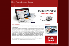 PHP and MySQL Project on Online News Portal