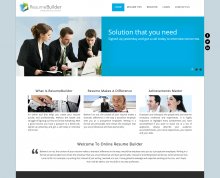 PHP Project on Online Resume Builder with MySQL Database.