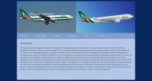 HTML, CSS and JavaScript Project on Airlines System