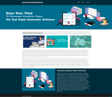 Automatic Question Paper Generator - AI powered exam paper automation