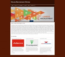 PHP and MySQL Project on Campus Recruitment System