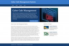 Python, Django and MySQL Project on Cyber Cafe Management System