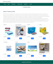 Java Spring Boot, Angular and MySQL Project on E-Pharmacy Store