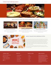Python Django and MySQL Project on Food Ordering System