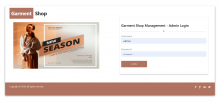 NodeJS, AngularJS and MySQL Project on Garment Shop Management System