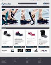 PHP and MySQL Project on Online Shoe Store