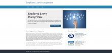 Python, Django and MySQL Project on Employee Leave Management System