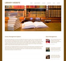HTML, CSS and JavaScript Project on Library System