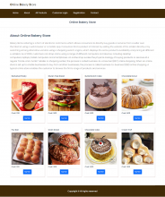 Java Spring Boot, Angular and MySQL Project on Online Bakery Store