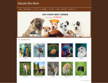 PHP and MySQL Mini Project on Online Pet Shop