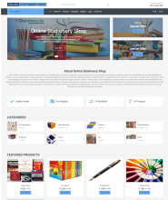 PHP and MySQL Project on Online Stationery Shop
