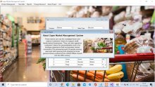 C# Windows Application in Super Market Management System