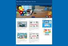 PHP and MySQL Project on Web Template Management System