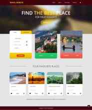 HTML, CSS and JavaScript Project on Travel Website