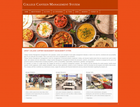 PHP and MySQL Project on College Canteen Management System