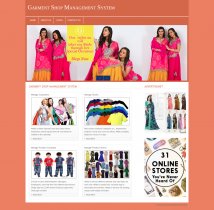 PHP and MySQL Project on Garment Shop Management System