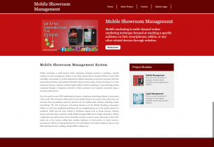 Python Django and MySQL Project on Mobile Showroom Management System