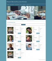 PHP and MySQL Project on Patient Doctor Followup System