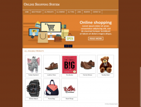 PHP and MySQL Mini Project on Online Shopping System