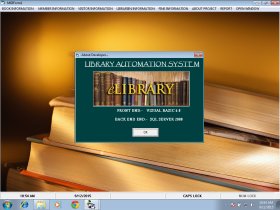 Visual Basic and SQL Server 2000 Project on Library Management System