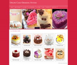 PHP and MySQL Project on Online Cake Ordering System