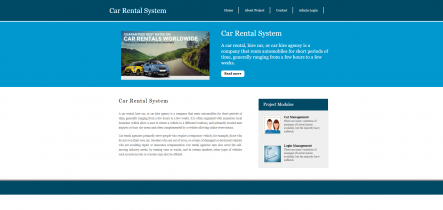 Python Django and MySQL Project on Car Rental System