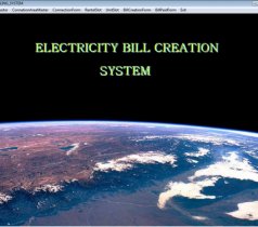 Electricity Billing System Project on Visual Basic and SQL Server 2000