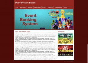 PHP and MySQL Project on Event Ticket Booking System