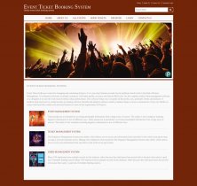 Java, JSP and MySQL Project on Event Ticket Booking System