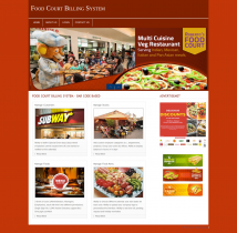 PHP and MySQL Project on Food Court Billing System