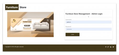 NodeJS, AngularJS and MySQL Project on Furniture Store Management System