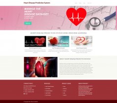 Python, Django and Machine Learning Project on Heart Disease  Prediction System Using Machine Learning
