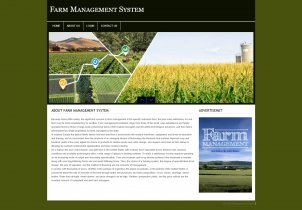 PHP and MySQL Project on Farm Management System