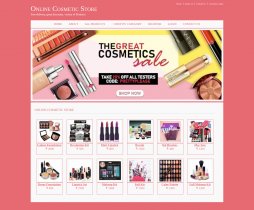Java, JSP and MySQL Project on Online Cosmetic Store