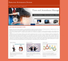 PHP and MySQL Project on Employee Attendance System