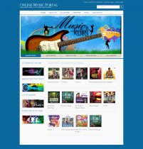 Online Music Portal Project in Java, JSP and MySQL
