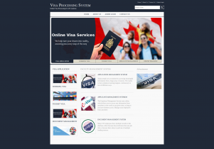 Java, JSP and MySQL Project on Visa Processing System